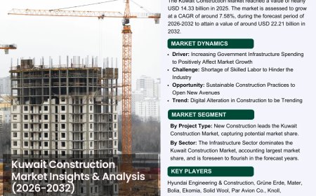 Kuwait Construction Market Size, Share, and Growth Trends: Industry Analysis & Forecast to 2032- The Report Cube