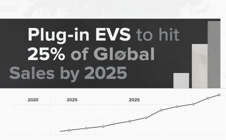 Plug-in EVs Forecasted to Reach 25% of All Auto Sales by 2025