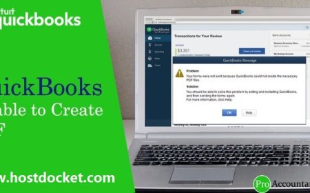 How to Deal With QuickBooks Unable to Create PDF Issue?