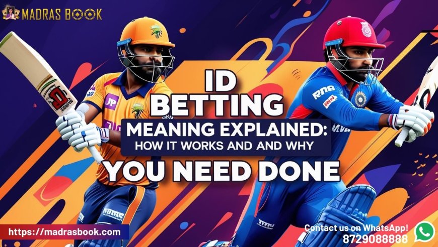 ID Betting Guide for IPL, Cricket, and Football Fans | Desi Style Explained