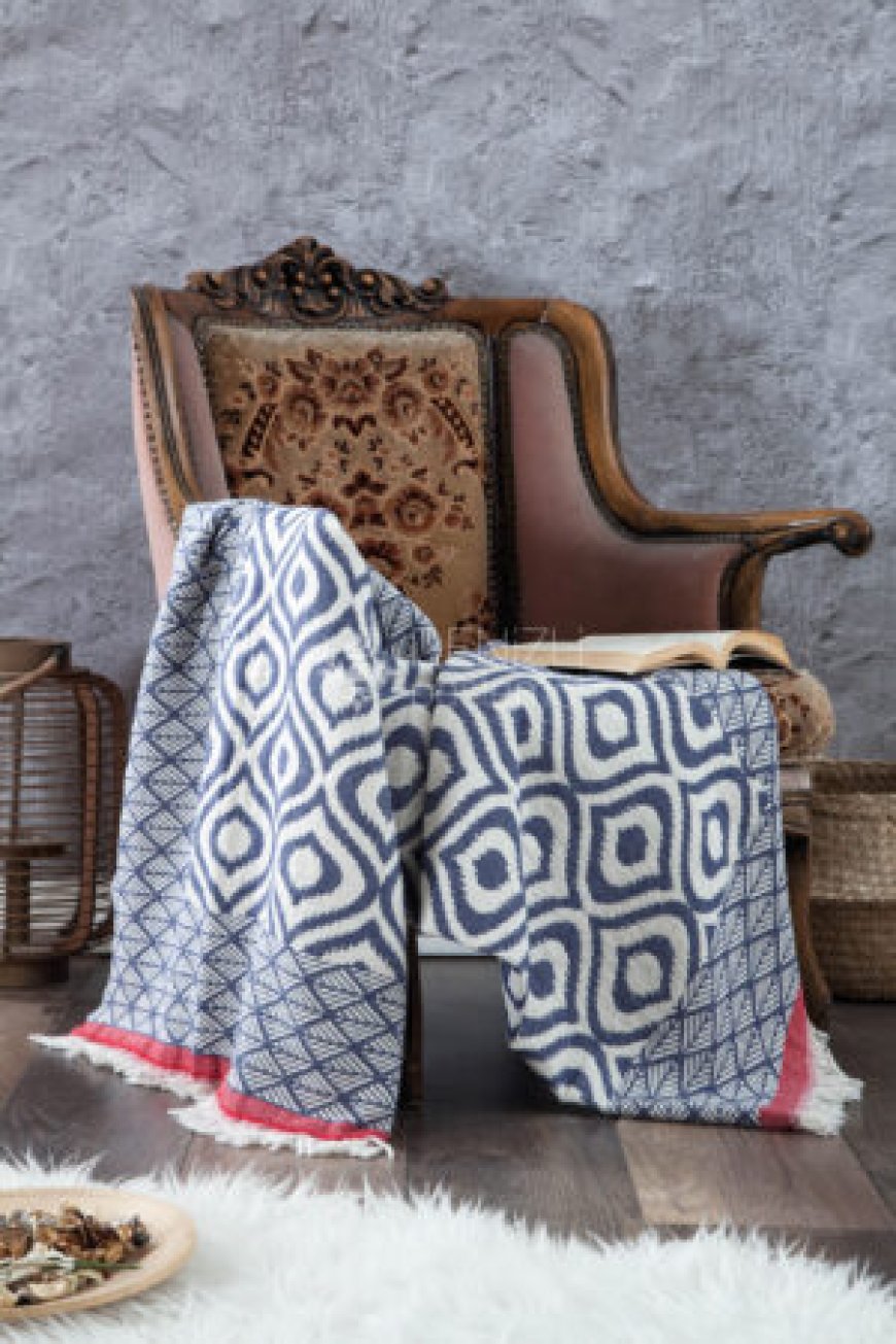 Handwoven Turkish Throw Blankets – Cozy, Stylish & Made with 100% Natural Cotton