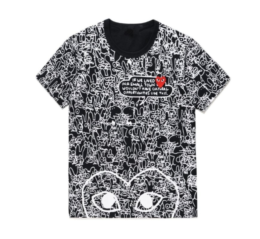 Comme Des Garcons Play staple crewneck sweaters