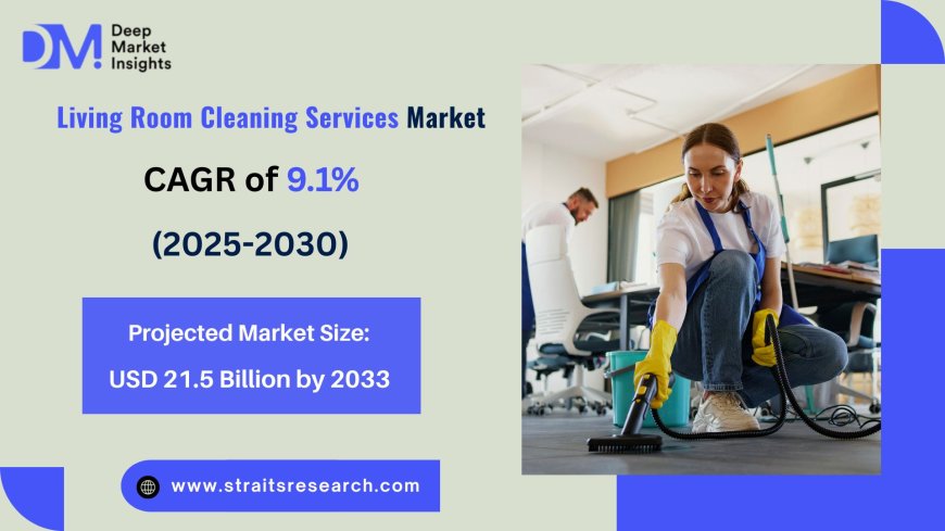 Living Room Cleaning Services Market Outlook: USD 21.5 Billion by 2030 Amid Steady 9.1% CAGR