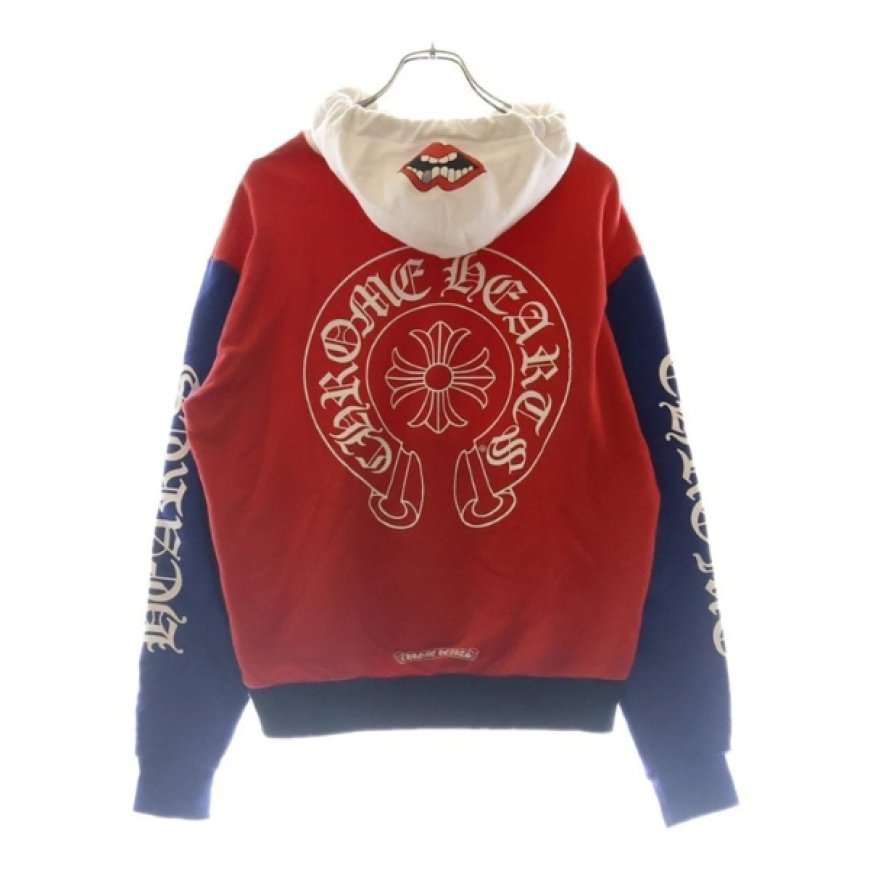 Chrome Hearts Horseshoe Logo Pullover Hoodie – Gothic Grey